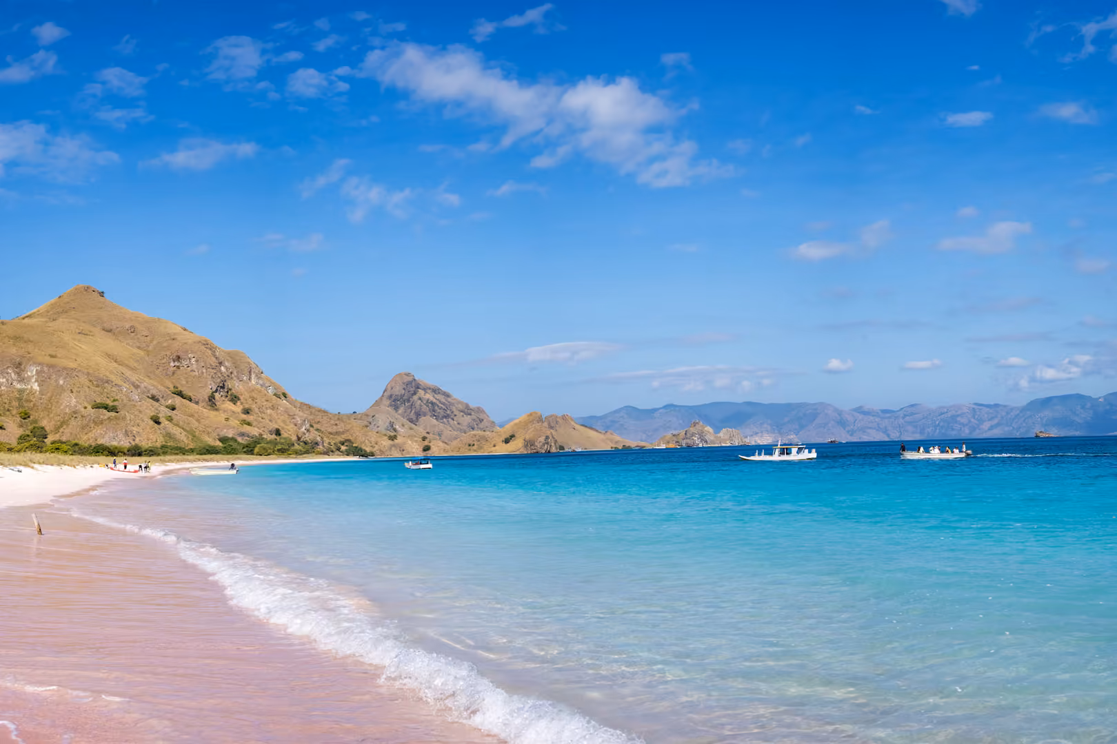 Plage de Pink Beach, à Lombok